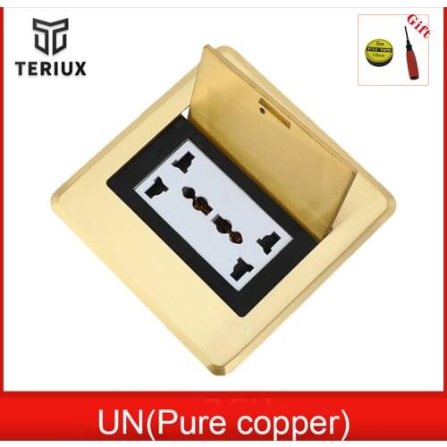 Top sale hidden type 10A outlet plug floor socket customize floor receptacle