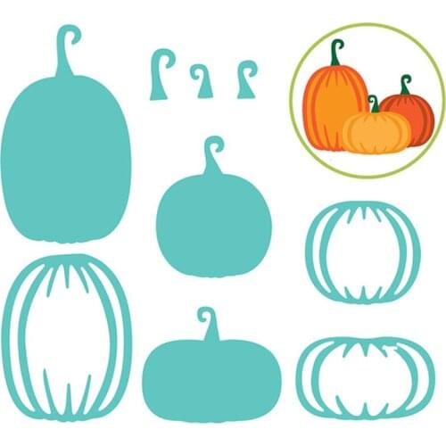 New Halloween Pumpkins Metal Cutting Dies for DIY Scrapbooking Crafts Dies Cut Stencils Maker Photo Album Template Handmade