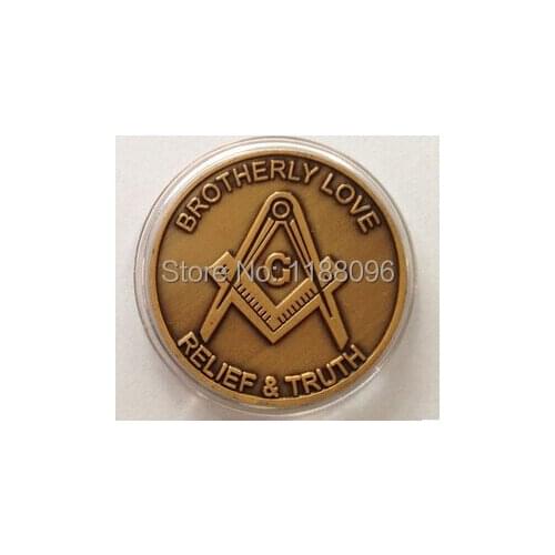 Masonic coins Low price and high quality custom religious challenge coins cheap custom made antique coins