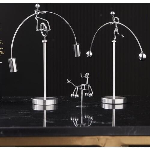 Luxury creative balance Newton pendulum small ornaments home living room desktop bedroom study chaotic pendulum decorations