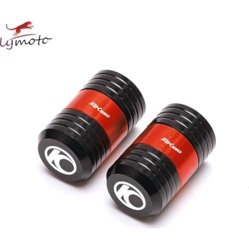 With Logo "AK550" For KYMCO AK550 AK 550 High Quality Motorcycle CNC Accessories Wheel Tire Valve Stem Caps Airtight Covers