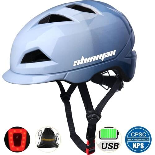 Cycling Bicycle Helmet MTB Road Bikes Helmets Integrally-mold LED Lighting Reflective EPS+PC Cycling Helmet Casco Ciclismo Cap