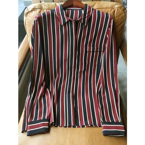 ZHUOLIN Red Blouses