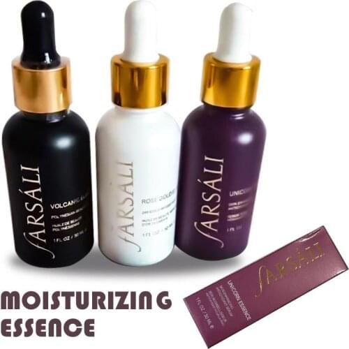 1pcs 30ml Whitening Essence Makeup Front Milk 24K Rose Gold Foil Lock Water Moisturizing Face Skin Care