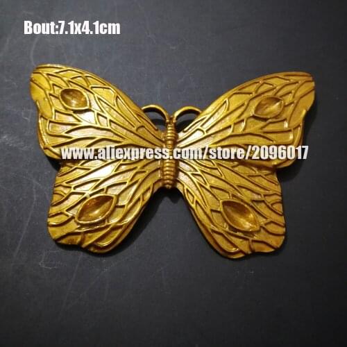 10pcs/lot butterfly Buckle Hooker Badges Pins for the Shoes Belt Garment bag bee buckle badges pin insect hardware Accessories