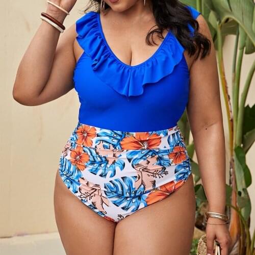 2021 New Plus Size Swimwear，Bikini，Beachwear，Ladies Swimsuit