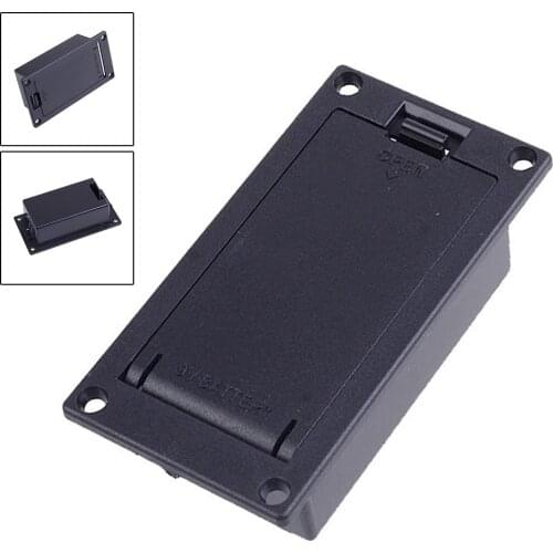 1pc Electric Guitar Battery Box 9 V Volt Guitar Bass Battery Case Guitarra Guitare Pickup Musical Instrument Accessories Parts