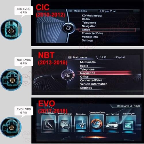 For BMW 3 Serires E90 E91 E92 E93 F30 F31 F34 Decoder Box Apple Wireless Carplay Module Android Radio Screen CIC EVO NBT System