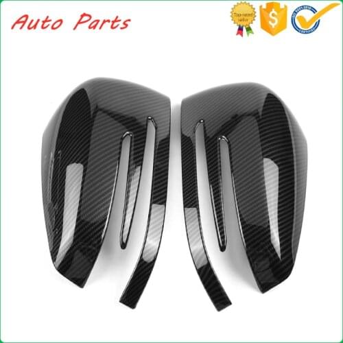 Side Rearview Mirror Cap Cover Trim for Mercedes Benz A B C E S GLA CLA GLK Class W176 W204 W212 W221 W246 C117 X204 X156