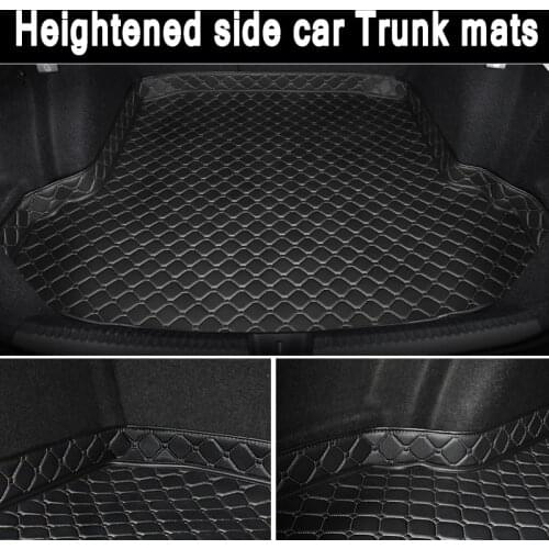 ZHAOYANHUA Custom fit Heightened side car Trunk mats for Mercedes Benz GLA CLA GLK GLC G ML GLE GL GLS A B C E S W204 W205 W211