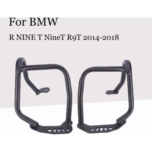 For R NINE T NineT R9T 2014-2018 2015 2016 2017 Standard Motorcycle Black Engine Guard Crash Bar Protector Bumper