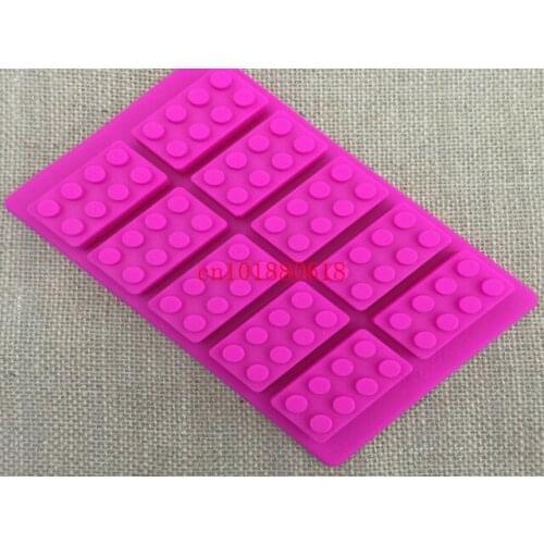 Fedex DHL Free Shipping FDA Ice Mold Silicone Ice Cube Tray For Brick Block Size 19x11cm,100pcs/lot