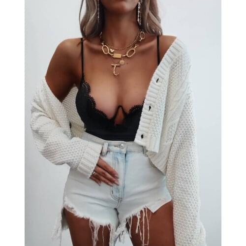 Goocheer New Arrival Women Long Sleeve Knitted Casual Cardigan Sweaters Ladies Female Open Front Sleeve Sweater Coat Outwear