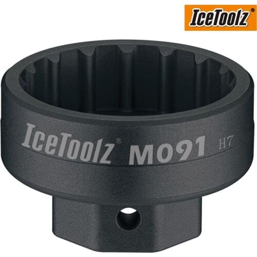 Icetoolz M091 5.5 x 5.5 x 3.4 Cr-Mo Steel BB Installation Tool BB Use with 1/2" two-way Ratchet Wrench or 32mm Headset Wrench