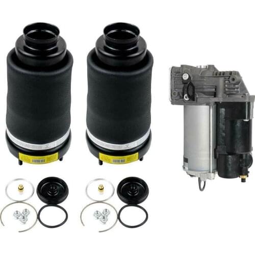 Compressor Pump + Front Air Spring Bags For Mercedes X164 W164 M ML GL 320 350 420 450 500 280 300 1643204313 A1643204313