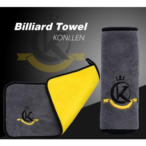 KONLLEN Towel Pool Billiard Cloth Multi-Function Rod Wiping Cloth Soft Durable Burnisher Cue Towel Cleaner Billiard Accessories