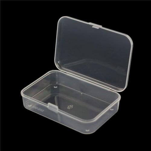 Hot Sale New Plastic Clear Transparent Storage Box Container Case for Photographs And Small Items Home Storage Accessories Tool