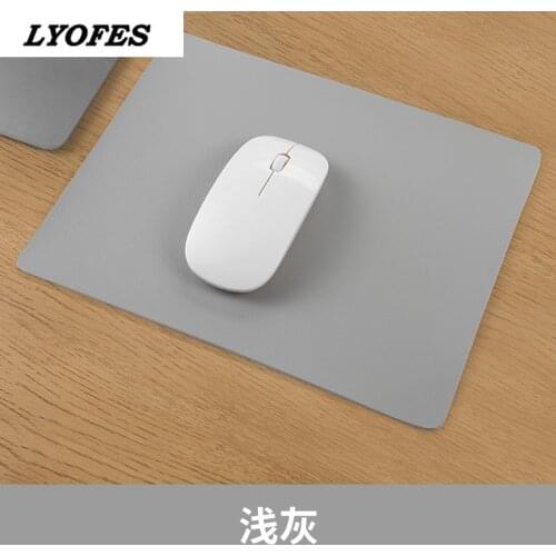 Cup Mats Deskpad Girls Mouse Pad Cute Double-sided Mat for Mouse Office 21x26cm Mat for Mice Kawaii PU Leather Waterproof
