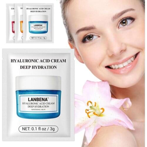 LANBENA 9/10Pcs Hyaluronic Acid Face Cream Anti Wrinkle Whitening Moisturizing Anti Aging Vitamin C Serum Acne Lifting TSLM1
