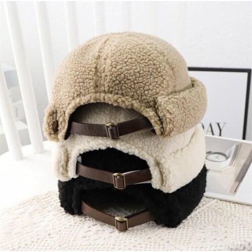 Mens Womens Warm Beanies Brimless Caps Winter Outdoor Thick Loop Beanies Melon Caps Hip Hop Street Brand Design Cap