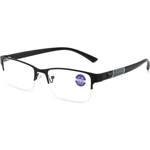 Reading Glasses Men Women High Quality Half-frame Diopter Glasses Business Male Presbyopic Eyeglasses Lentes De Lectura Mujer