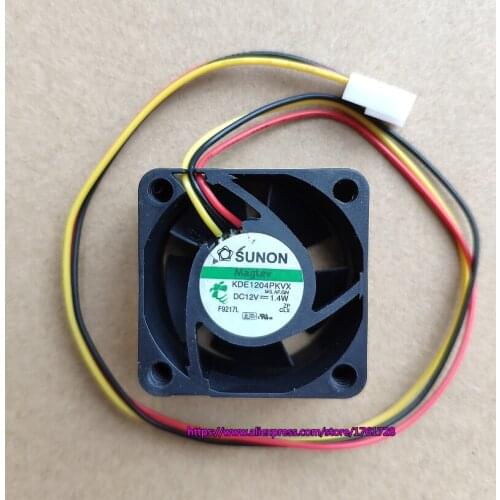 Original 4CM 4020 maglev super mute fan KDE1204PKVX MS.AF.GN 12V 1.4W 3wires