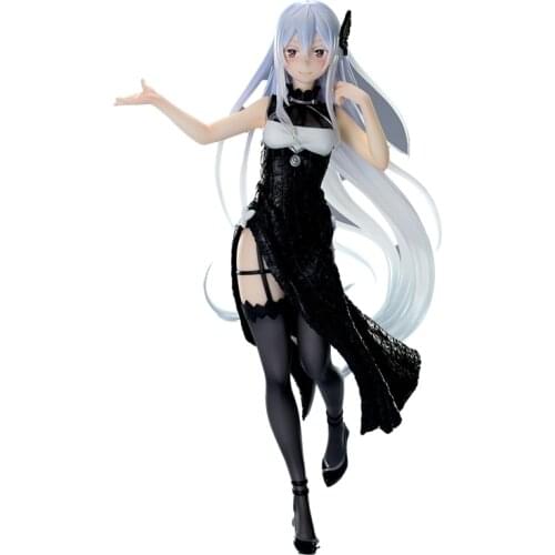 Pre-Sale 20Cm Re:life In A Different World From Zero Echidna Cheongsam Modelling Anime Action Figure Model Toys Desktop Dolls