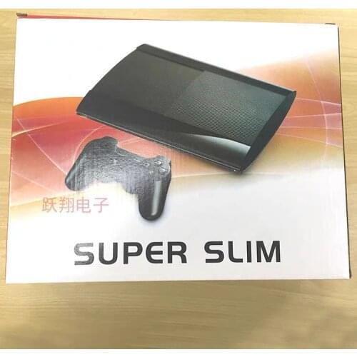 Replacement Complete Housing Shell Case for PS3 Super Slim 4K 4000 Console Faceplate Cover Black White Color