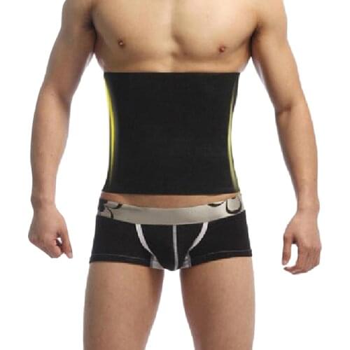 Stylish Men Male Waist Cincher Slimming Body Training Exercise Belt Tummy Cincher Corset Stomach Body Shapers Slimming Plastic