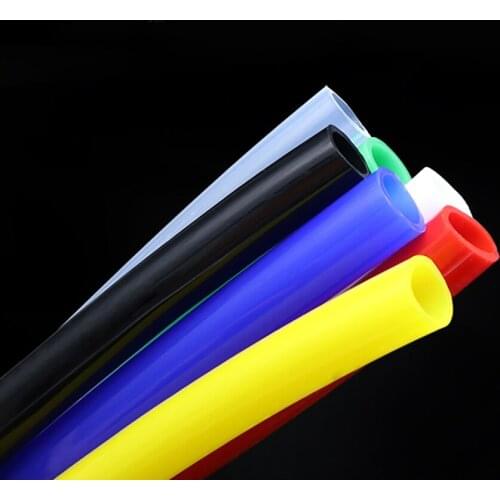 Food Grade Silicone Tube Flexible Tubing Hose Pipe High Temperature ID 10mm OD 16mm Thickness 3mm Red Black Transperant