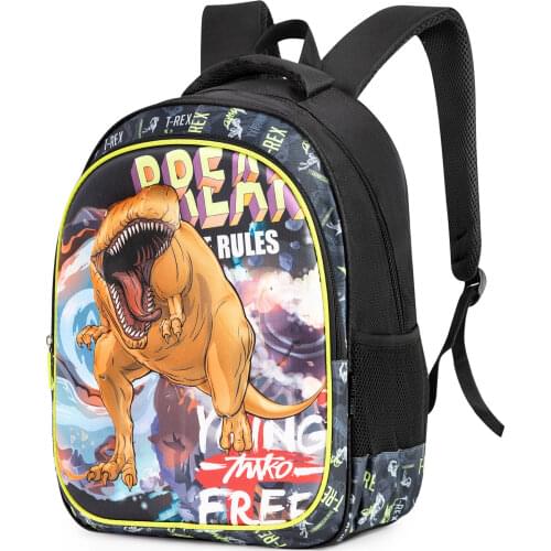 3D Cartoon Dinosaur Backpack Mochila For Teens Boys School Bags Travel Waterproof Student BookBag 16inch