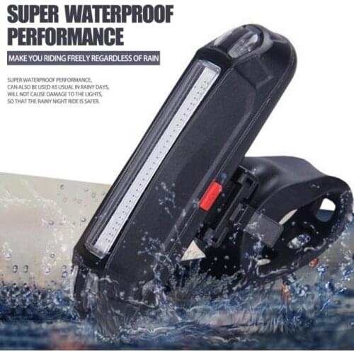 Waterproof Cycling LED Bike Rear Light USB Rechargeable Rear Light Safety Bike Warning Flash Light Bicycle Headlight Taillight
