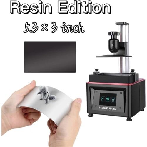 Resin Edition 135mm x 75mm (Compatible with for Elegoo Mars, for Elegoo Mars Pro, for Wanhao D7, for Phorzen Sonic Mini 4K