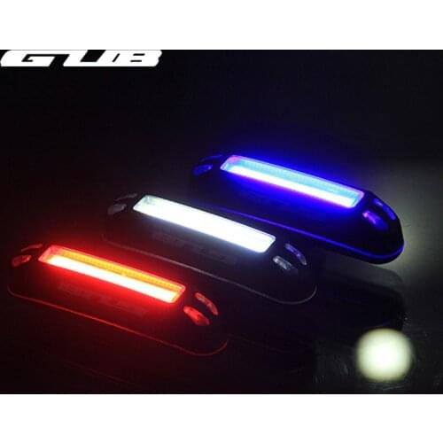 100Lumens 3Color Bicycle Rear Light Red Blue Black LED Taillight MTB Road Bike USB Rechargeable Tail Light Back Lamp for Cycling