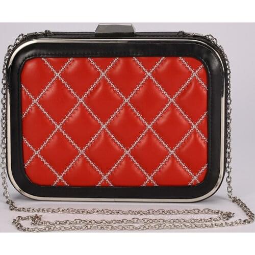 Women Vintage PU Leather Evening Bag Wedding Bridal Shoulder Bag Purse Ladies Party Crossbody Bag Bolsa Feminina Handbag