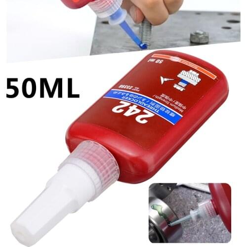 1Pcs 50ml Strength Anaerobic Adhesive Threadlocker Lock Glue For Threaded Nuts Metal Electronic Repair Tools