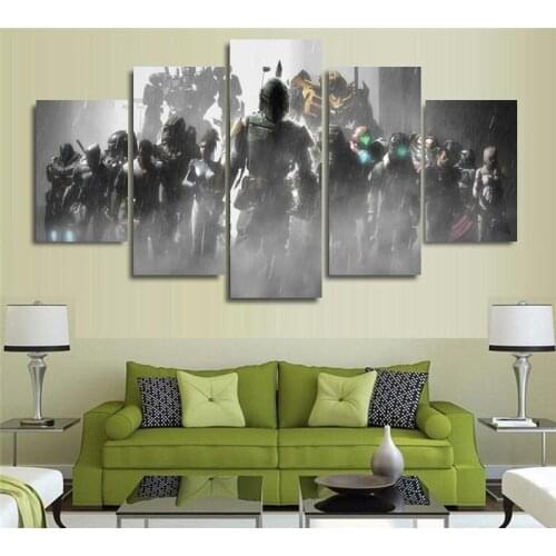 5 Pieces Dead Space Crysis Mass Effect Painting Canvas Wall Art Picture Home Decoration Living Room Canvas Print Modern Painting
