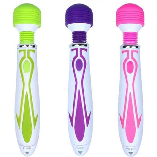 60Speed Masturbation AV Vibrator Female Magic Wand Massager G-spot Clitoris Stimulator For Women 50pcs/lot