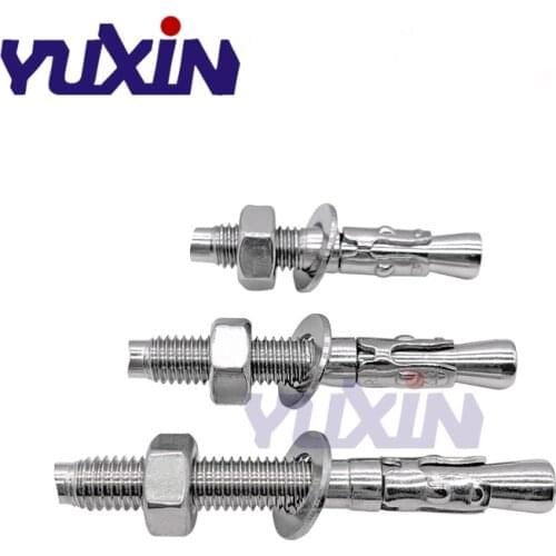 A2 Expansion Screw 304 Stainless Steel Wedge Anchor Bolt Through Bolt M6 M8 M10 M12 M16 Expansion Bolt