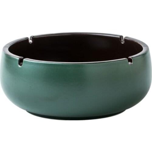 Creative large ashtray retro large personality ceramic ashtray home living room office multifunctional ashtray