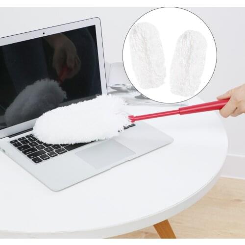 Yocada Mini Microfiber Dusters with Bendable Extension Handle and 3 Washable Refills for Cleaning Computer Keyboard Car