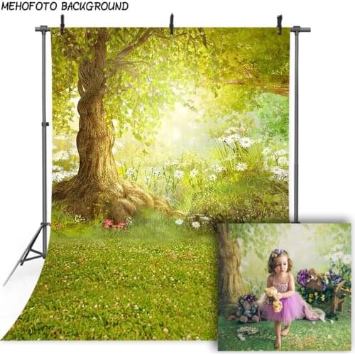Natural Spring Fantasy Forest Photo Background Easter Day Photography Backdrop Holiday Newborns Child newborn baby shower photo