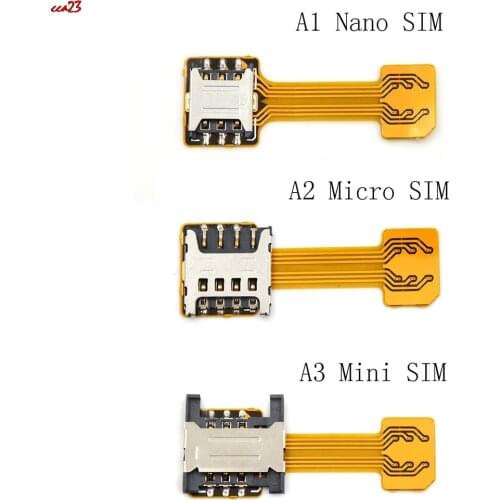 Hot Hoge Kwaliteit Hybrid Double Dual Sim Card Adapter Micro Sd Nano Sim Uitbreiding Adapter Voor Xiaomi/ Voor Samsung/Huawei