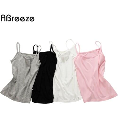 Cotton Girls Vest solid Kids Camisole 2-10year Children Tops Summer Baby Singlet Girls Undershirts Teenager Tank