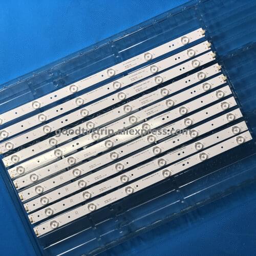 Kit 10 PCS LED backlight strip for 49D1000 49C1000 850095046 LB-C490F13-E2-L-G1-SE2 LB-C490F13-E2-L-G1-SE3 SVJ490A06 SVJ490A09