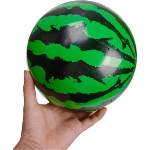 Creative Elastic Ball Simulation Watermelon Rubber Ball Beach Swimming Pool Game Early Education Gift Childrens Plush Toys