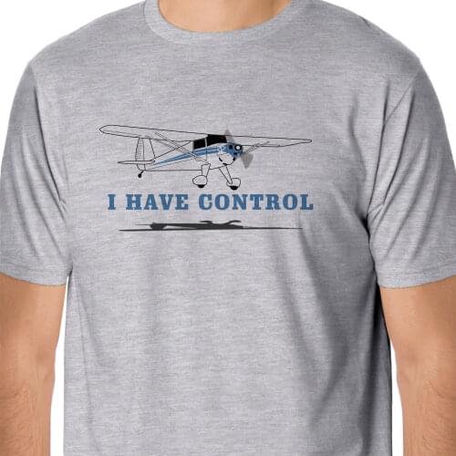 Summer Tops For Man Summer Cotton T-Shirt Fashion I Have Control Pilots Aviation T Shirt Creator Funny Tee Shirt Hipster Summer