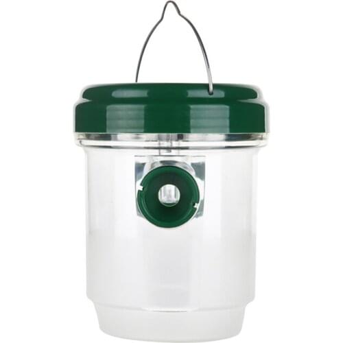 Wasp Trap Kill Pest Fruit Fly Solar LED Light Bee Trap Wasp Insect Trap Device Insect Pest Reject Control Catcher Garden Tool