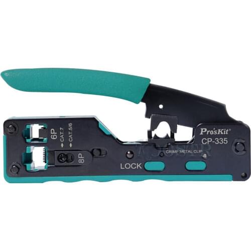 Category 7 Network Crimper Cable Pliers Multi-function Network Crimping Pliers Set CP-335 Multifunctional Crimp Clip Stripper