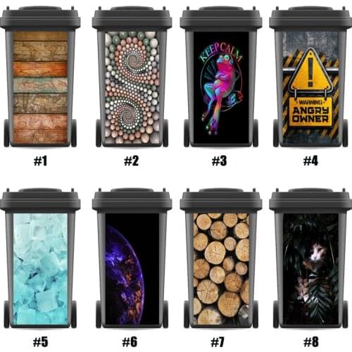 Decals Rubbish Bin Sticker Wallpaper mural Wall Stickers Wall Print Decal Creative Wall Sticker Home Art Kitchen Accessorry